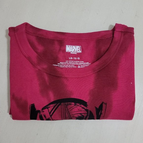 Marvel Artist Series Nikkolas Smith Black Panther Cropped Dye Tee T-Shirt Sz L - Picture 11 of 11